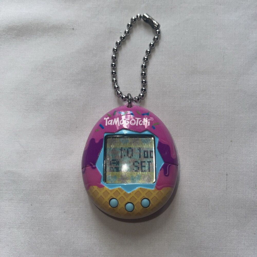 Tamagotchi Original 25th Anniversary Ice Cream Toy 2021 With New Battery